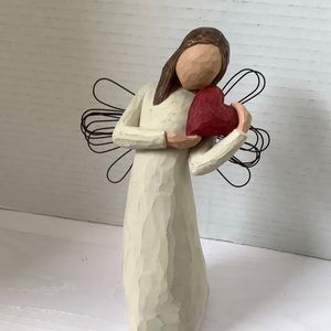 Willow Tree - Angel of the Heart - DEMDACO 2000 Susan Lordi Art Figurine 8"